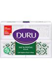 DURU SAF VE DOĞAL KLASİK BEYAZ SABUN KOKULU BANYO SABUNU 4x150 GR