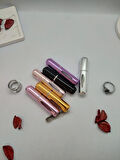 Mini Seyahat Parfüm Dolumlu Atomizer, Taşınabilir Parfüm Sprey Şişesi 5 ML (MOR)
