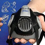 Dräger X-Plore 3300  Yarım Yüz Maskesi Filtresiz Mavi
