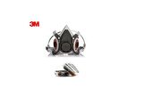 3M Yarım Yüz Maskesi 6200 Modeli + 3M 6057 Abe Asit Gaz / Buhar Filtresi