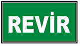 Yıldırım Fosforlu Revir Levhası  - Fotolümenli