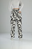 Etnik Desenli Baggy Pantolon