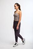 Gri Kadın İnce İp Askılı Crop Top Büstiyer - Lones