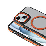 Apple iPhone 15 Kılıf Magsafe Şarj Özellikli Mat Görünümlü Zore Solo Kapak