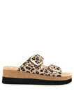 MUYA PANTAİ ANATOMİK TABAN TOPUK DİKENİ KADIN TERLİK LEOPAR