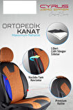 
Bmw 1 SERİSİ 120 Uyumlu Deri Detaylı Oto Koltuk Kılıfı Ön Arka Set Cyrus Model Tarçın FS