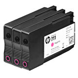 Hp CZ135A (711) Kırmızı Orjinal Kartuş 3'lü Paket