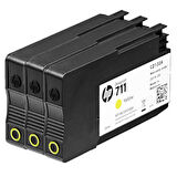 Hp CZ136A (711) Sarı Orjinal Kartuş 3'lü Paket