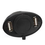  Araç Çakmak Girişli USB Çoğaltıcı Çift Usb Girişli Led Işık Göstergeli Usb Çoğaltıcı