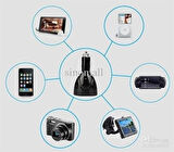  Araç Çakmak Girişli USB Çoğaltıcı Çift Usb Girişli Led Işık Göstergeli Usb Çoğaltıcı