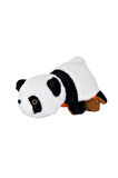 Erkek Çocuk Oyuncak 4745 Çift Taraflı Panda Rakun Peluş -My Friend Toys Kız Çocuk Eğitici Oyuncaklar