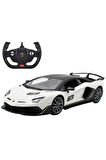 Erkek Çocuk Oyuncak 1:14 Uzaktan Kumandalı Lamborghini Aventador SVJ Işıklı Araba Kız Çocuk Eğitici