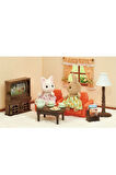 Erkek Çocuk Oyuncak 5379 Sylvanian Families Oturma Odası Seti +3 yaş Kız Çocuk Eğitici Oyuncaklar