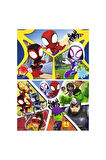 Erkek Çocuk Oyuncak 57290 Spidey and Amazing Friends 2x24 parça Ravensburger Puzzle Kız Çocuk Eğitic
