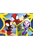 Erkek Çocuk Oyuncak 57290 Spidey and Amazing Friends 2x24 parça Ravensburger Puzzle Kız Çocuk Eğitic