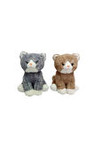 Erkek Çocuk Oyuncak PB31545-23 Peluş Oturan Kedi 23cm - 1adet stokta olan gönderilir Kız Çocuk Eğiti