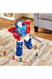 Erkek Çocuk Oyuncak Sesli ve Işıklı Exobot Mega Morph Taşıyıcı Robot 54cm Kız Çocuk Eğitici Oyuncakl