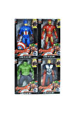 Çocuk Gelişim Oyuncaklar Hulk Ironman Thor Kaptan Amerika Oyuncak Yenilmezler 4'lü Set Kız Erkek Çoc