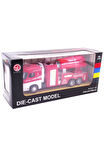 Erkek Çocuk Oyuncak Die Cast Model Çek Bırak Turbo Jet İtfaiye Kamyonu Kız Çocuk Eğitici Oyuncaklar