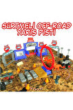 Erkek Çocuk Oyuncak Sürtmeli Off-Road Yarış Oyun Pisti Kız Çocuk Eğitici Oyuncaklar