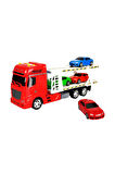 Erkek Çocuk Oyuncak 2326 1:24 Maxx Wheels Sesli ve Işıklı 2 Katlı Transporter Tır 44cm Kız Çocuk Eği