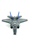 Erkek Çocuk Oyuncak Çek Bırak Metal F-35 Benzeri Gri Savaş Uçağı Sesli Işıklı Kız Çocuk Eğitici Oyun