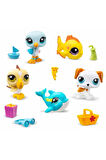 Erkek Çocuk Oyuncak 1005103 Littlest Pet Shop Minişler 5'li Figür Seti S1 Çiftlik Temalı -Sunman Kız