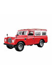 Erkek Çocuk Oyuncak 22063 Land Rover Series II Model Araba 1:24 Kırmızı -Sunman Kız Çocuk Eğitici Oy