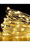 Çocuk Gelişim Oyuncaklar Peri Led Işık 10 Metre 3 Animasyonlu Pilli Sarı (gün Işığı) Kız Erkek Çocuk