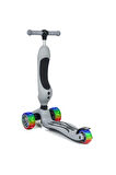 Erkek Çocuk Oyuncak Smart Oturaklı 3 Tekerlekli Işıklı Scooter Bebe Gri Kız Çocuk Eğitici Oyuncaklar