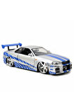Erkek Çocuk Oyuncak 253203044 Fast&Furious 2002 Nissan Skyline 1:24 Kız Çocuk Eğitici Oyuncaklar