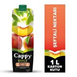 Cappy Şeftali Nektarı Meyve Suyu 1 lt ( 2 adet )