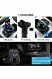 Carx8 Micro Sd Usb Girişli Bluetooth Araç Kiti Fm Transmitter