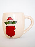 El Tasarımı Tasarım Mug - Baby Yoda Desenli Kahve Kupası - Seramik Özel Tasarım Mug - Hediyelik