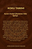 Dubai Çikolatası Parfümlü Oda Ve Çamaşır Spreyi Ortam Kokusu Dubai Chocolate Room Spray 250ml