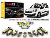 Citröen Berlingo LED İç Aydınlatma Ampul Seti FEMEX Parlak Beyaz