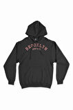 Brooklyn New York Kapşonlu Sweatshirt Hoodie
