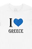 I Love Greece Tişört