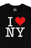 I Love NY Siyah Tişört
