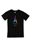 Paris 2024 Olimpiyatları Siyah Tişört