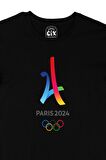 Paris 2024 Olimpiyatları Siyah Tişört