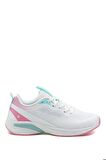 Beyaz Turkuaz Pembe Detay Günlük Sneaker Spor Ayakkabı