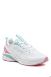 Beyaz Turkuaz Pembe Detay Günlük Sneaker Spor Ayakkabı