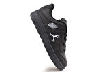 Garantili Unisex Çocuk Ortopedik Sneaker Spor Ayakkabı 26-27-28-29-30 Numara Siyah