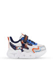 Garantili Ortopedik Sneaker Çocuk Işıklı Spor Ayakkabı Unisex 26-27-28-29-30 Numara Beyaz