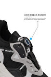 Garantili Unisex Ortopedik Sneaker Mekanizmalı Çocuk Spor Ayakkabı 31-32-33-34-35-36 Numara Siyah