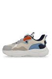 Garantili Unisex Ortopedik Sneaker Mekanizmalı Çocuk Spor Ayakkabı 31-32-33-34-35-36 Numara Beyaz