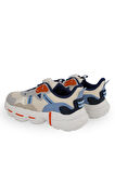 Garantili Unisex Ortopedik Sneaker Mekanizmalı Çocuk Spor Ayakkabı 31-32-33-34-35-36 Numara Beyaz