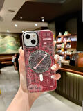 iPhone 11 Uyumlu Hologramlı Silikon Kılıf / Red