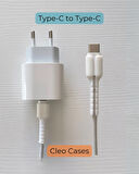 2 Çift Type-C To Type-C Uyumlu Şarj Kablo Ucu Koruyucu
